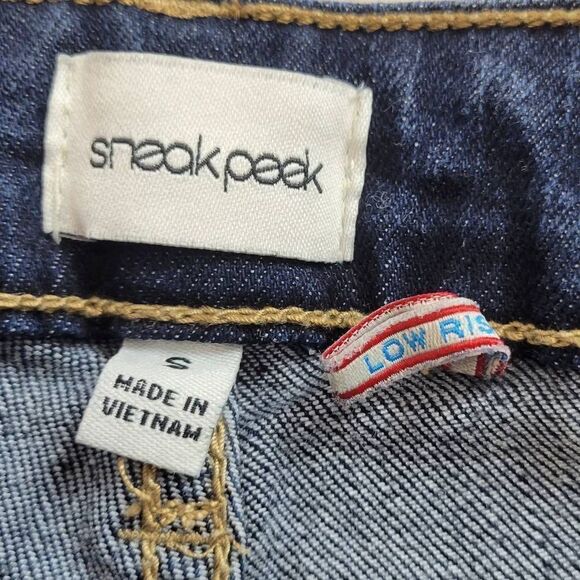 Sneak peek low-rise denim shorts S - Picture 4 of 5